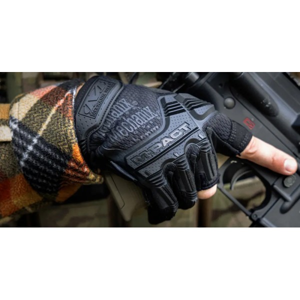 Перчатки Mechanix M-Pact Fingerless L Black - 7540108