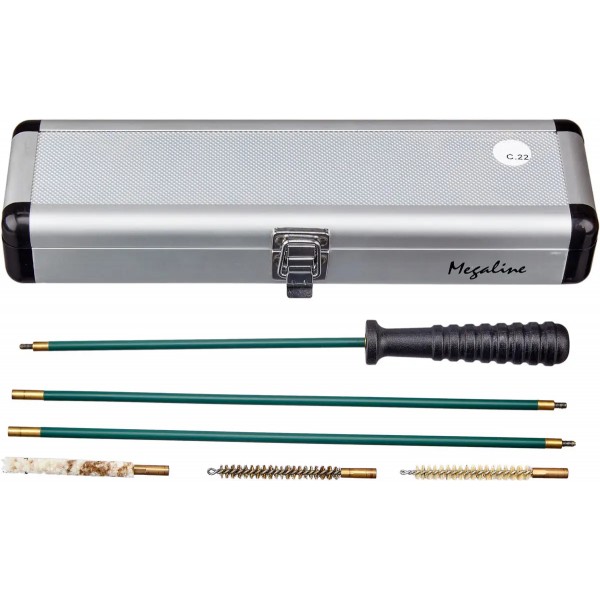 Набір MEGAline для чищення пневматичної/нарізної зброї кал.22. Сталь в обплетенні. 1/8 - 08/50022 Набір MEGAline для чищення пневматичної/нарізної зброї кал.22. Сталь в обплетенні. 1/8 - 08/50022