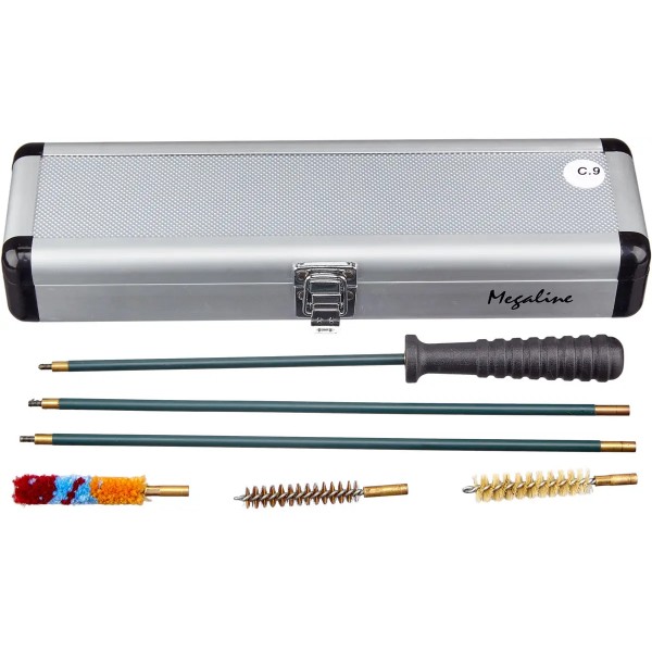 Набір MEGAline для чищення нарізної зброї кал. 9 мм. Сталь в обплетенні. 1/8 - 14250098 Набір MEGAline для чищення нарізної зброї кал. 9 мм. Сталь в обплетенні. 1/8 - 14250098
