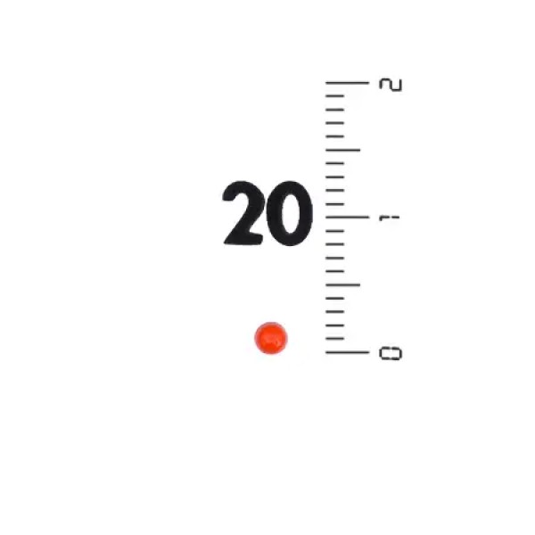 Мушка MEGAline 180/20 2,6 мм красная вспомогательная (без резьбы) - 14250212 Мушка MEGAline 180/20 2,6 мм красная вспомогательная (без резьбы) - 14250212