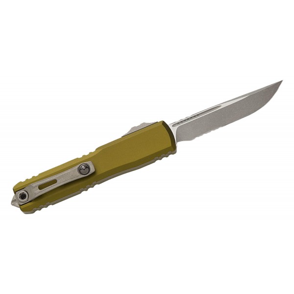 Ніж Microtech Ultratech Gen IV OTF полусеррейтор S/E Apoc OD Green - 11214-11APOD Ніж Microtech Ultratech Gen IV OTF полусеррейтор S/E Apoc OD Green - 11214-11APOD