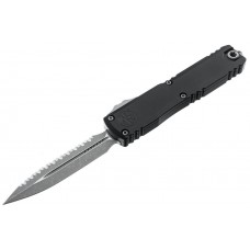 Ніж Microtech Ultratech Gen IV OTF D/E серрейтор Apoc Black