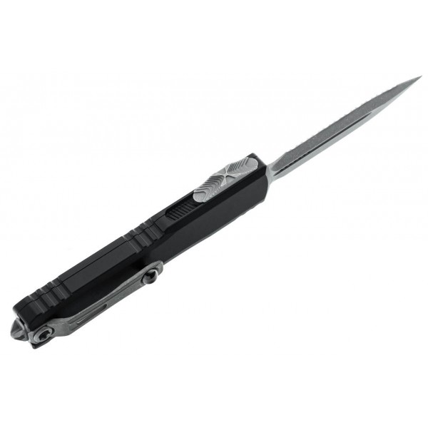 Ніж Microtech Ultratech Gen IV OTF D/E серрейтор Apoc Black - 11224-12AP Ніж Microtech Ultratech Gen IV OTF D/E серрейтор Apoc Black - 11224-12AP