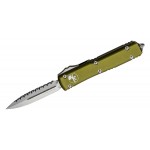 Нож Microtech Ultratech Gen IV OTF D/E серрейтор Stonewash OD Green