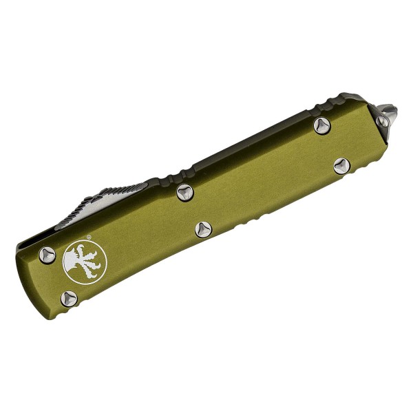 Ніж Microtech Ultratech Gen IV OTF D/E серрейтор Stonewash OD Green - 11224-12OD Ніж Microtech Ultratech Gen IV OTF D/E серрейтор Stonewash OD Green - 11224-12OD