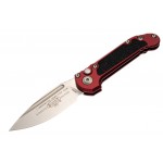 Нож Microtech L.U.D.T. S/E Gen III,  stonewash клинок, руків'я  merlot