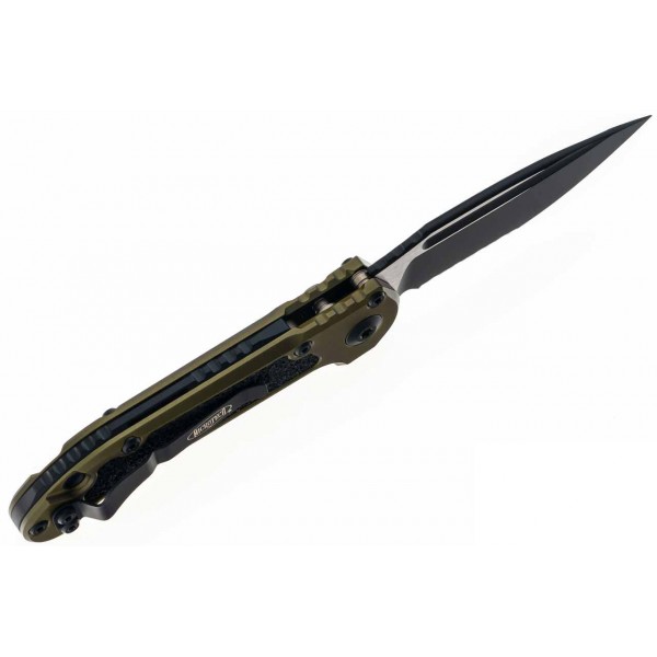 Ніж Microtech L.U.D.T S/E Gen III., чорний клинок, напівсеррейтор, руків'я OD green - 1135-2OD Ніж Microtech L.U.D.T S/E Gen III., чорний клинок, напівсеррейтор, руків'я OD green - 1135-2OD