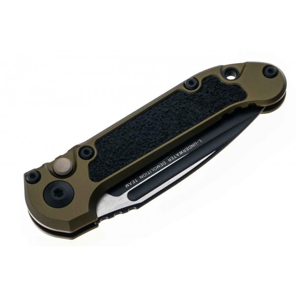 Ніж Microtech L.U.D.T S/E Gen III., чорний клинок, напівсеррейтор, руків'я OD green - 1135-2OD Ніж Microtech L.U.D.T S/E Gen III., чорний клинок, напівсеррейтор, руків'я OD green - 1135-2OD