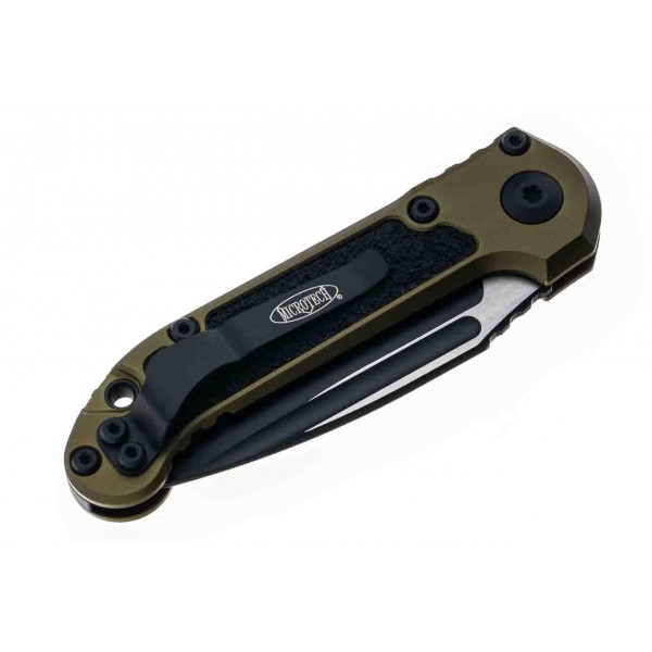 Ніж Microtech L.U.D.T S/E Gen III., чорний клинок, напівсеррейтор, руків'я OD green - 1135-2OD Ніж Microtech L.U.D.T S/E Gen III., чорний клинок, напівсеррейтор, руків'я OD green - 1135-2OD