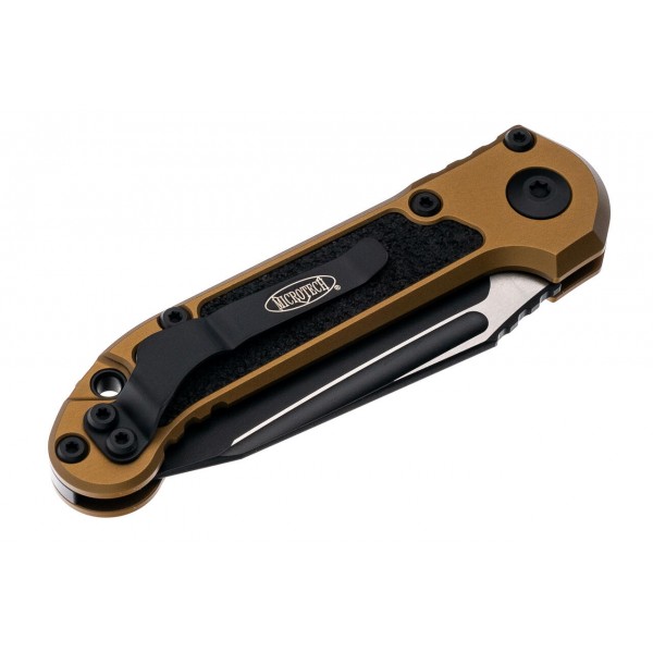 Ніж Microtech L.U.D.T S/E Gen III., чорний клинок, танто, руків'я tan - 1136-1TA Ніж Microtech L.U.D.T S/E Gen III., чорний клинок, танто, руків'я tan - 1136-1TA