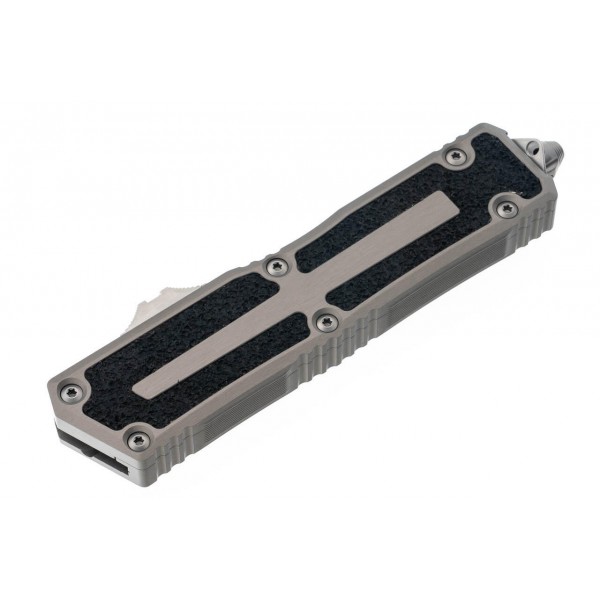 Нож Microtech Scarab II Gen III D/E-S, stonewash, черно-серый - 1180-10NC Нож Microtech Scarab II Gen III D/E-S, stonewash, черно-серый - 1180-10NC