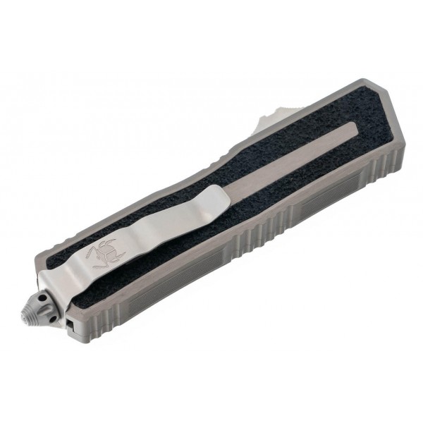 Нож Microtech Scarab II Gen III D/E-S, stonewash, черно-серый - 1180-10NC Нож Microtech Scarab II Gen III D/E-S, stonewash, черно-серый - 1180-10NC
