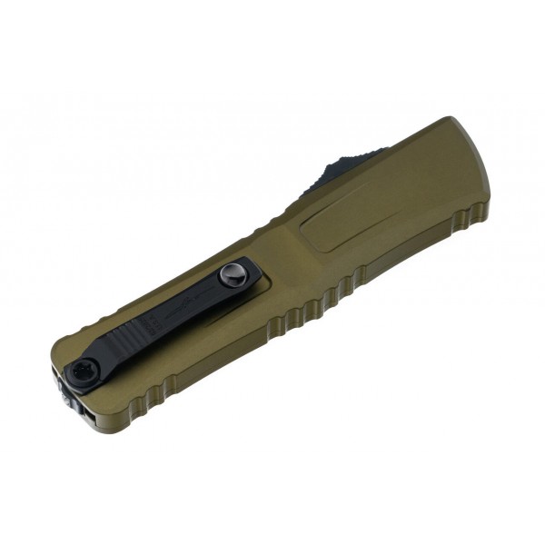 Ніж Microtech Combat Troodon Gen III OTF Iinterceptor, чорний клинок, руків'я OD green - 1217-1ODS Ніж Microtech Combat Troodon Gen III OTF Iinterceptor, чорний клинок, руків'я OD green - 1217-1ODS