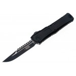 Нож Microtech Combat Troodon Gen III OTF Interceptor Signature tactical, черный