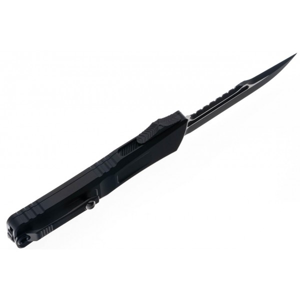 Ніж Microtech Combat Troodon Gen III OTF Iinterceptor Signature tactical, чорний - 1217-1TS Ніж Microtech Combat Troodon Gen III OTF Iinterceptor Signature tactical, чорний - 1217-1TS