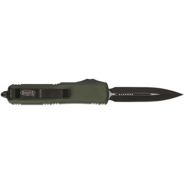Ніж Microtech UTX-85 Double Edge Black Blade. К:od green - 3559563 Ніж Microtech UTX-85 Double Edge Black Blade. К:od green - 3559563