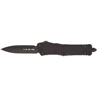 Нож Microtech Combat Troodon Double Edge Shadow Black Blade