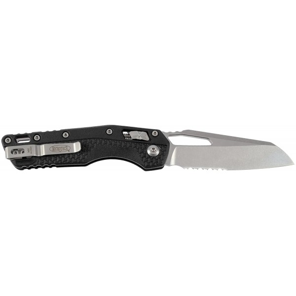 Ніж Microtech MSI Stonewash PS Tri-Grip Polymer Black - 14090566