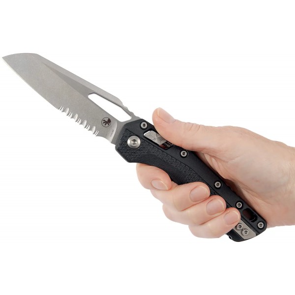 Ніж Microtech MSI Stonewash PS Tri-Grip Polymer Black - 14090566