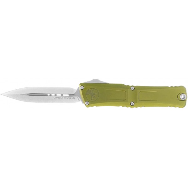 Нож Microtech Combat Troodon Gen III Double Edge Stonewash OD Green - 14090573