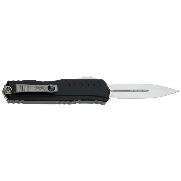 Ніж Microtech Cypher II Double Edge Stonewash Standard Black - 14090644