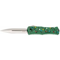 Ніж Microtech Hera II Mini Double Edge Stonewash Christmas Green