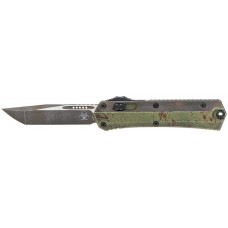 Нож Microtech Glykon Tanto Edge Outbreak Nickel Boron Internals Signature Series Green