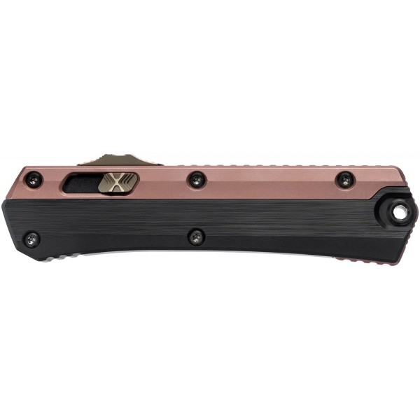 Ніж Microtech Glykon Marfione Select Bronze Baker Coppermai Damascus Rose Gold PVD Purple - 14090732 Ніж Microtech Glykon Marfione Select Bronze Baker Coppermai Damascus Rose Gold PVD Purple - 14090732