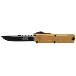 Нож Microtech Combat Troodon Gen III Single Edge Black Blade Tan