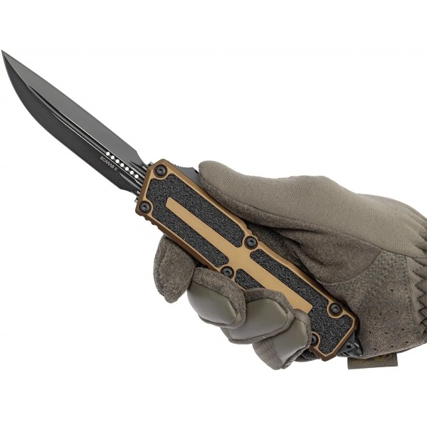 Ніж Microtech Scarab II GEN III D/E-S Black Blade Tan - 14090742