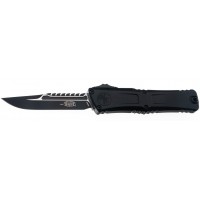 Ніж Microtech Combat Troodon Gen III Interceptor BB Signature Series Tactical Black