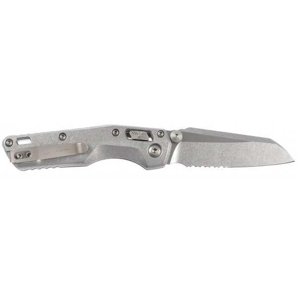 Ніж Microtech MSI Mini Ram-lok Marfione Select Slab Side Напівсерейтор - 14090952