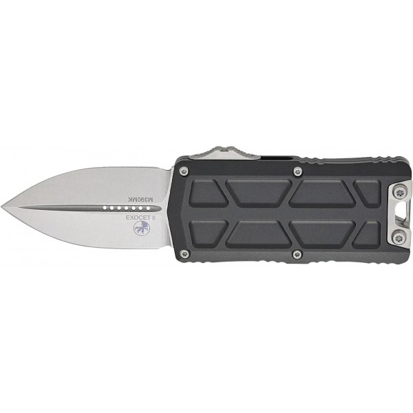 Ніж Microtech Exocet II D/E Stonewash Standard Black - 14090977
