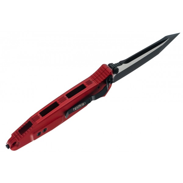 Нож Microtech Socom Elite T/E-M, tanto, черный, черно-красная рукоять - 161-1RD Нож Microtech Socom Elite T/E-M, tanto, черный, черно-красная рукоять - 161-1RD