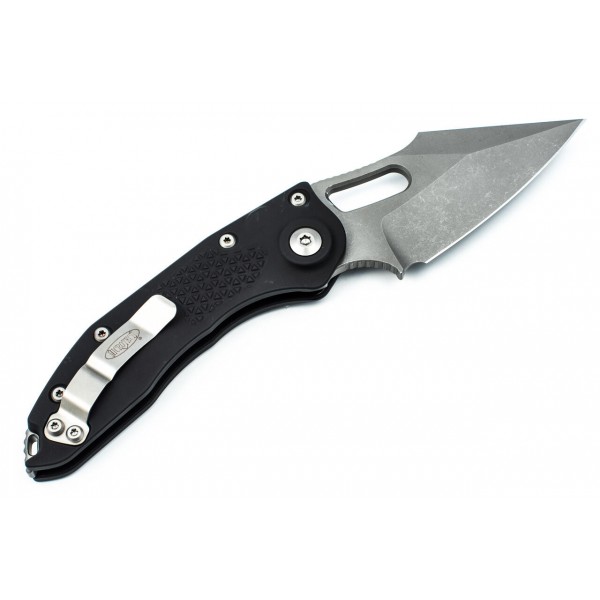 Ніж Microtech Stitch S/E Stonewash Standard Black - 169-10 Ніж Microtech Stitch S/E Stonewash Standard Black - 169-10
