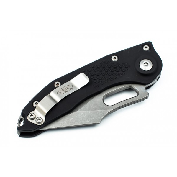 Ніж Microtech Stitch S/E Stonewash Standard Black - 169-10 Ніж Microtech Stitch S/E Stonewash Standard Black - 169-10