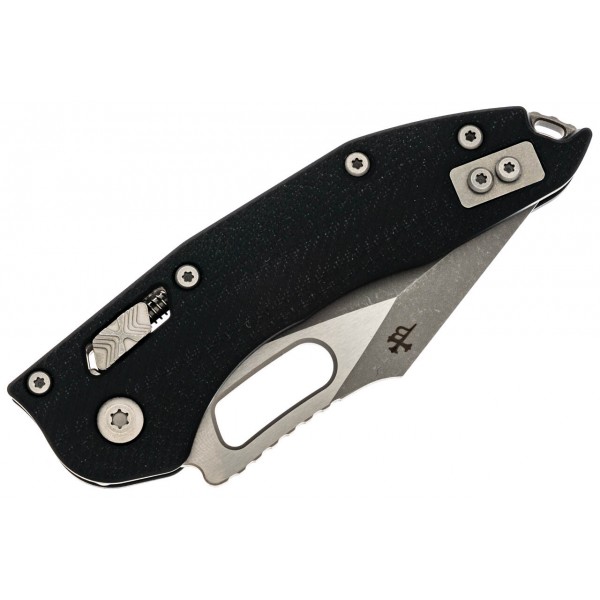 Ніж Microtech Stitch Ram-Lock, fluted, Apoc, чорне руків'я G10 - 169RL-10APFLGTBK