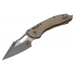 Ніж Microtech Stitch Ram-Lock, fluted, Apoc, руків'я G10 tan