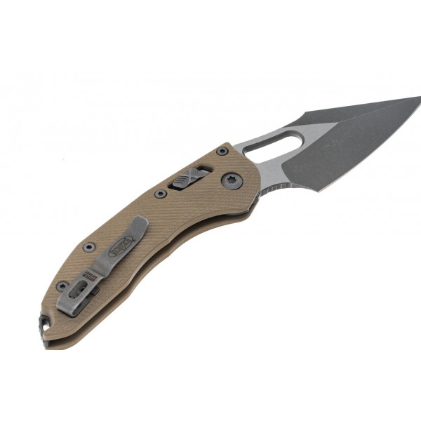Ніж Microtech Stitch Ram-Lock, fluted, Apoc, руків'я G10 tan - 169RL-10APFLGTTA