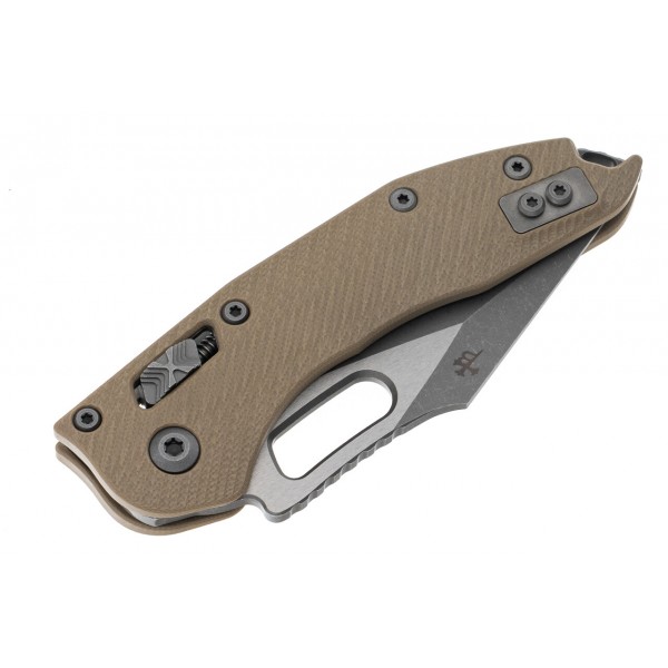Ніж Microtech Stitch Ram-Lock, fluted, Apoc, руків'я G10 tan - 169RL-10APFLGTTA