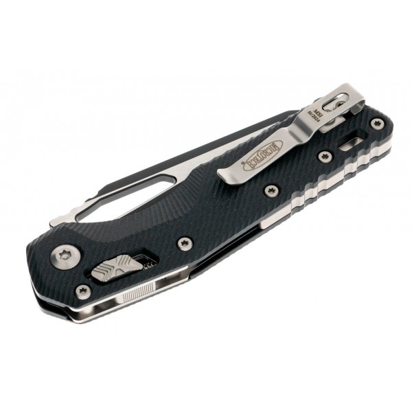 Ніж Microtech MSI SE, fluted black, G10, чорний - 210-1FLGTBK