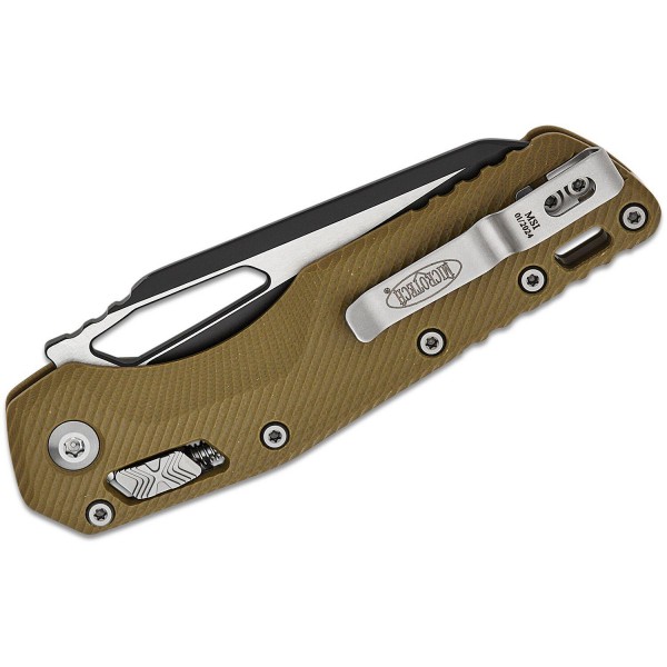 Ніж Microtech MSI SE, fluted black, G10, OD green - 210-1FLGTOD Ніж Microtech MSI SE, fluted black, G10, OD green - 210-1FLGTOD