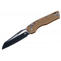 Нож Microtech MSI SE, fluted black, G10, tan