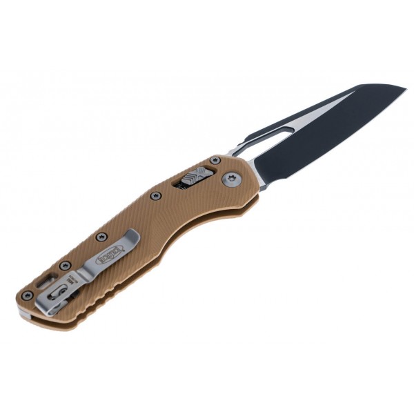 Нож Microtech MSI SE, fluted black, G10, tan - 210-1FLGTTA