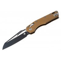Нож Microtech MSI SE, fluted black, алюминий, tan