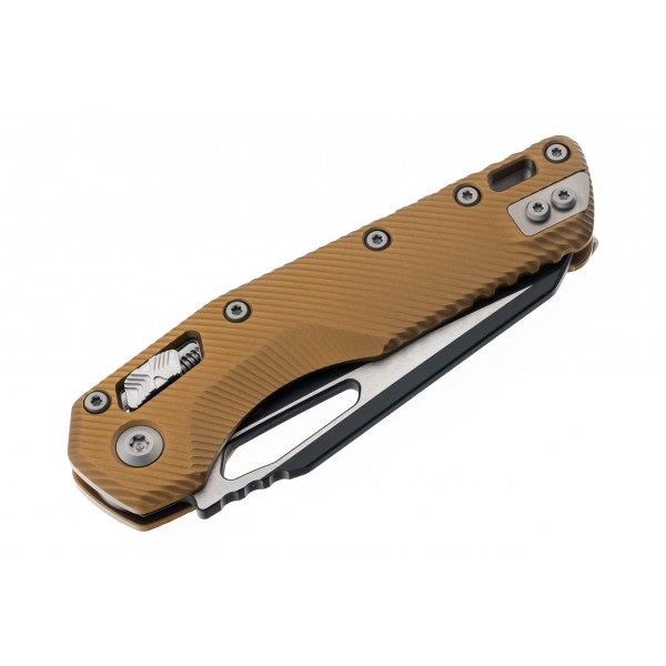 Ніж Microtech MSI SE, fluted black, алюміній, tan - 210-1FLTA Ніж Microtech MSI SE, fluted black, алюміній, tan - 210-1FLTA