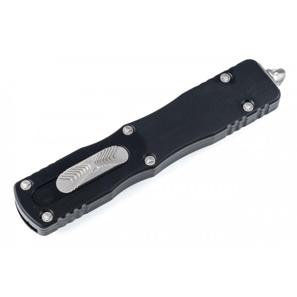 Ніж Microtech Dirac Delta D/E OTF, stonewash клинок, чорне руків'я - 227-10 Ніж Microtech Dirac Delta D/E OTF, stonewash клинок, чорне руків'я - 227-10