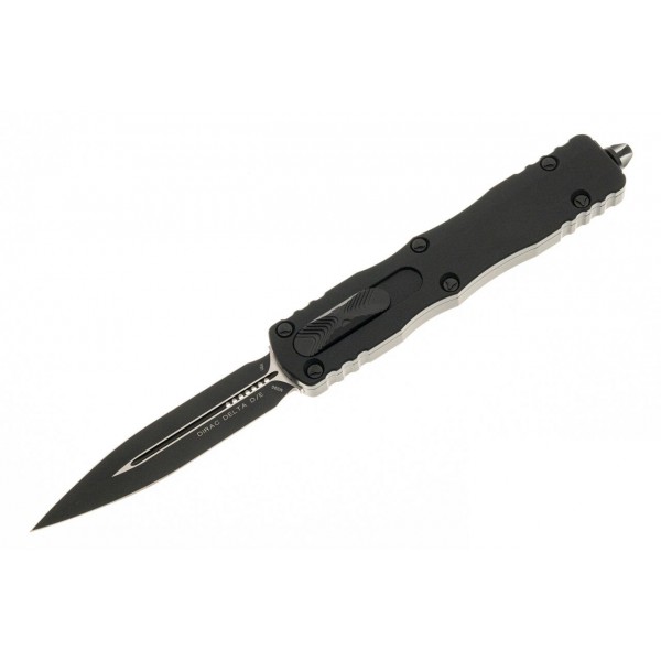 Нож Microtech Dirac Delta D/E OTF, черный клинок, черная рукоять - 227-1T