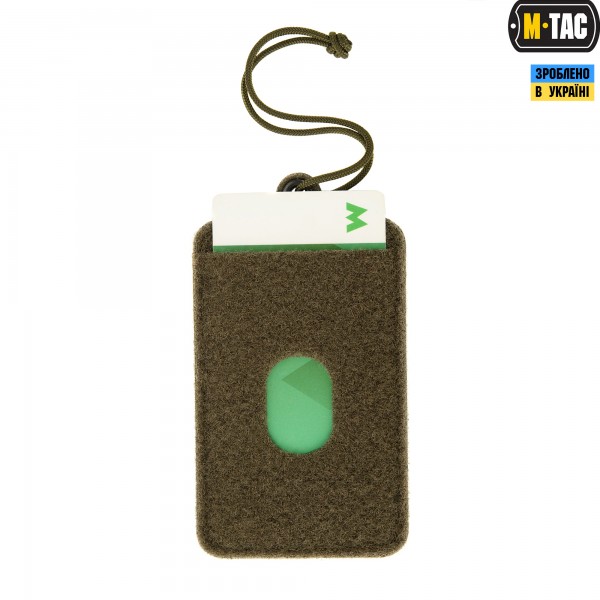 M-Tac панель для нашивок підвісна з кишенею для ID-картки Olive - 10118001