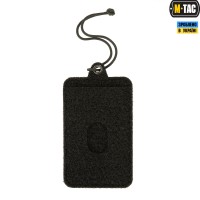 M-Tac панель для нашивок підвісна з кишенею для ID-картки Black